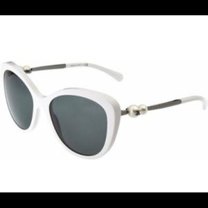 Chanel white pearl sunglasses